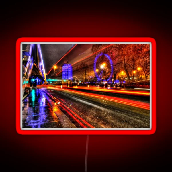 London Lights Long Exposure RGB Neon Sign