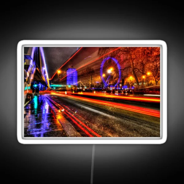 London Lights Long Exposure RGB Neon Sign
