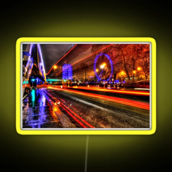 London Lights Long Exposure RGB Neon Sign