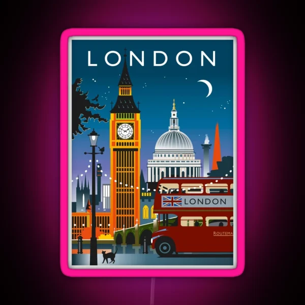 London Night RGB Neon Sign