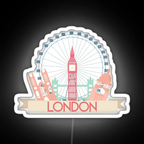 London RGB Neon Sign