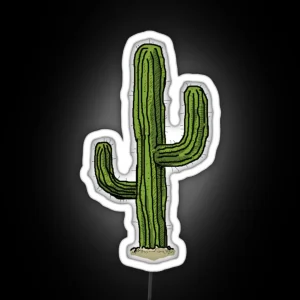 Lonely Cactus RGB Neon Sign