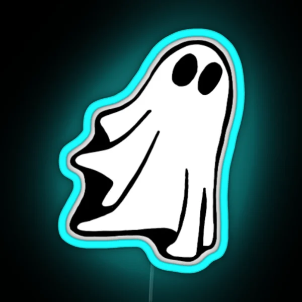 Lonely Ghost RGB Neon Sign