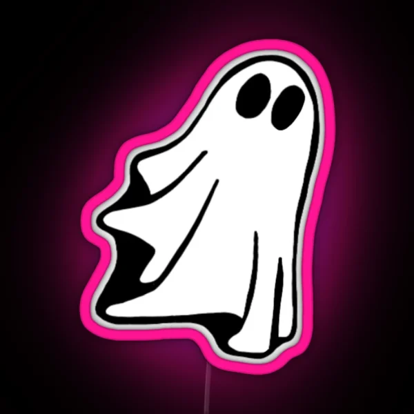 Lonely Ghost RGB Neon Sign