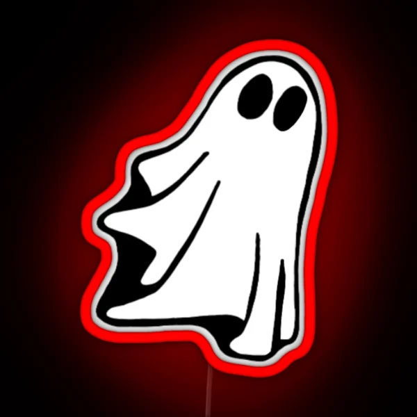 Lonely Ghost RGB Neon Sign