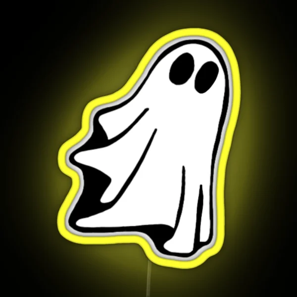 Lonely Ghost RGB Neon Sign