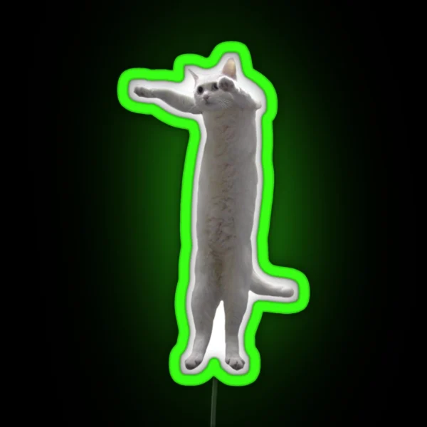 Long Cat RGB Neon Sign