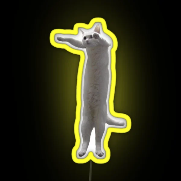Long Cat RGB Neon Sign