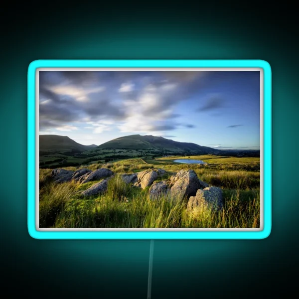 Long Exposure Of Blencathra RGB Neon Sign