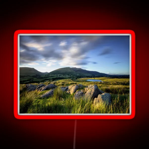 Long Exposure Of Blencathra RGB Neon Sign