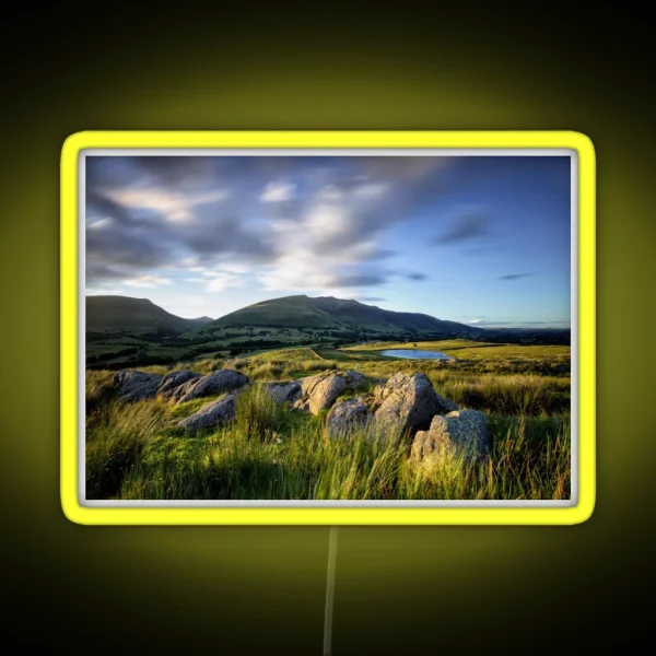 Long Exposure Of Blencathra RGB Neon Sign
