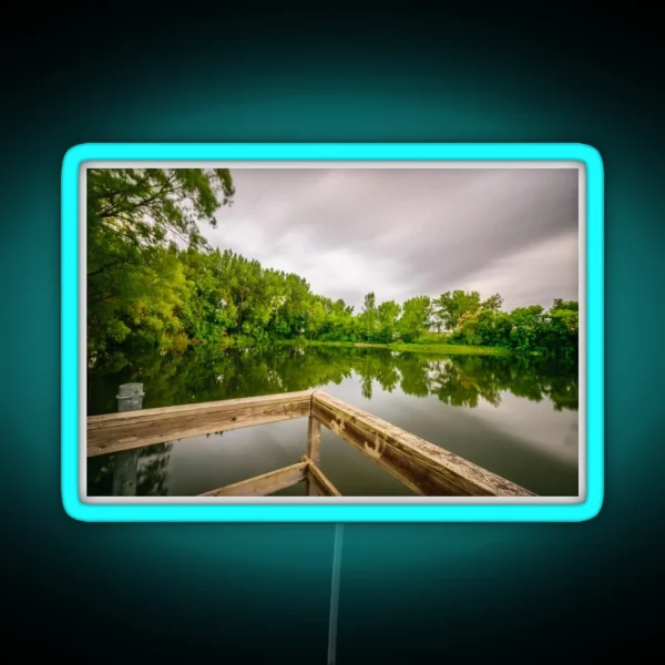 Long Exposure On The Lake RGB Neon Sign