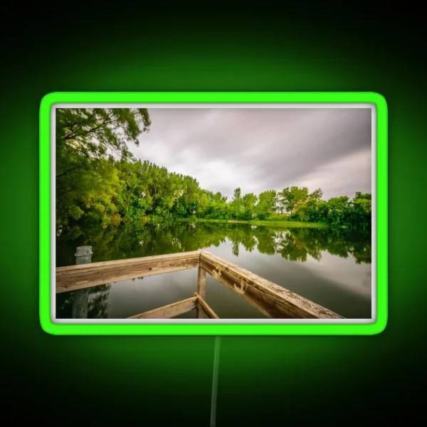 Long Exposure On The Lake RGB Neon Sign