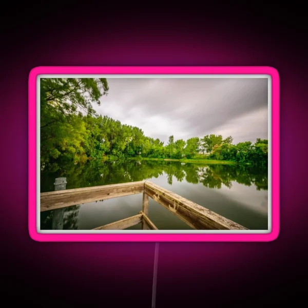 Long Exposure On The Lake RGB Neon Sign