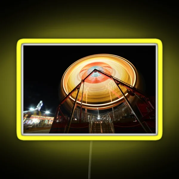 Long Exposure Photo Of Fair In Sunland California RGB Neon Sign