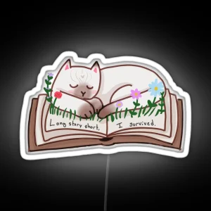 Long Story Short Cat Version RGB Neon Sign
