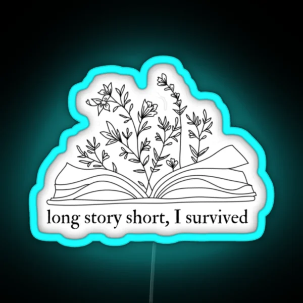 Long Story Short Evermore Taylor Swift RGB Neon Sign