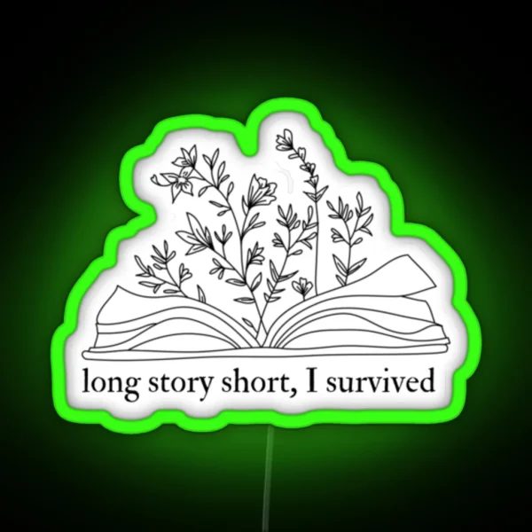 Long Story Short Evermore Taylor Swift RGB Neon Sign