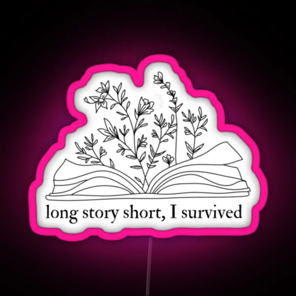 Long Story Short Evermore Taylor Swift RGB Neon Sign