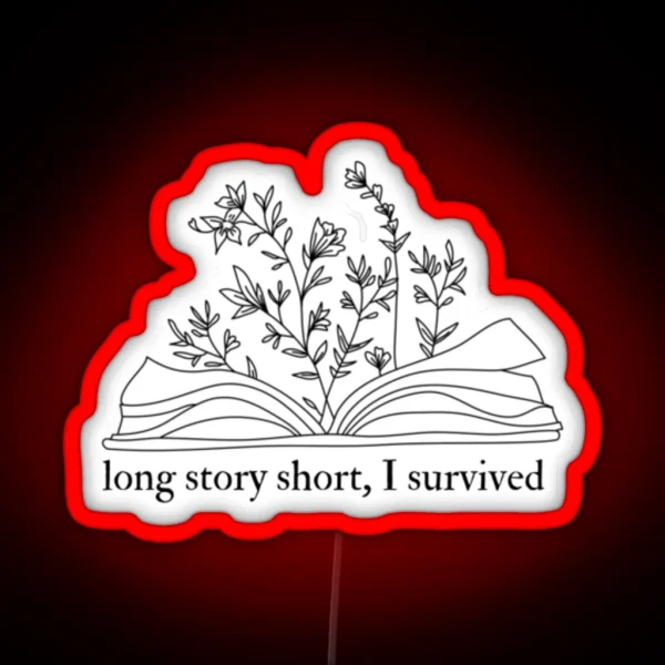 Long Story Short Evermore Taylor Swift RGB Neon Sign