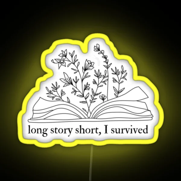 Long Story Short Evermore Taylor Swift RGB Neon Sign
