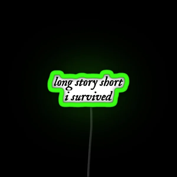 Long Story Short RGB Neon Sign