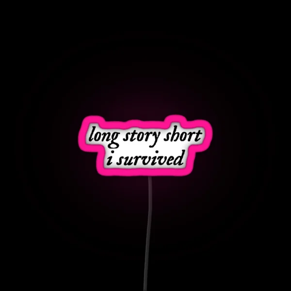 Long Story Short RGB Neon Sign