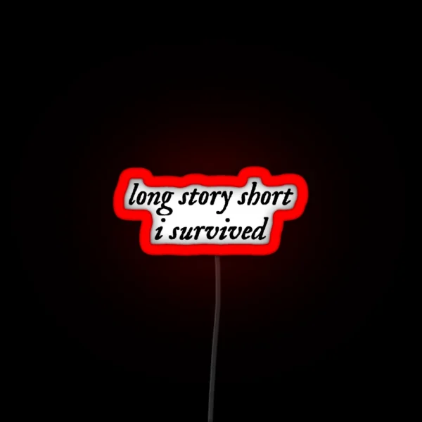 Long Story Short RGB Neon Sign
