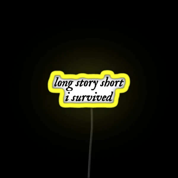 Long Story Short RGB Neon Sign