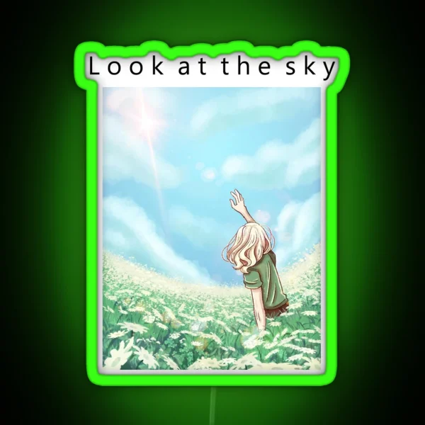 Look At The Sky RGB Neon Sign