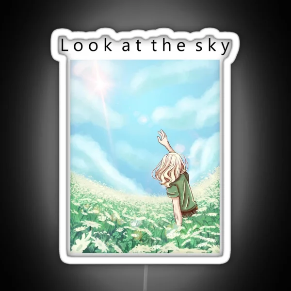 Look At The Sky RGB Neon Sign