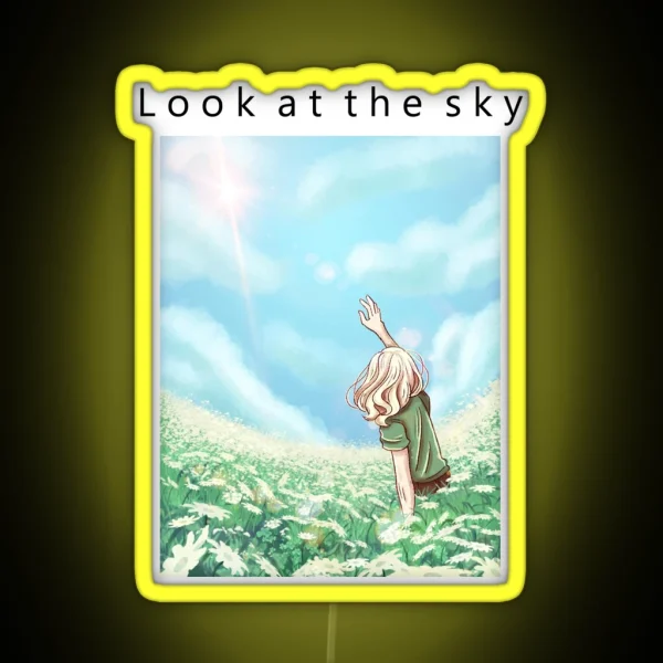 Look At The Sky RGB Neon Sign