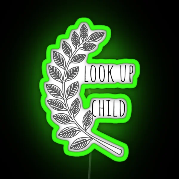 Look Up Child RGB Neon Sign