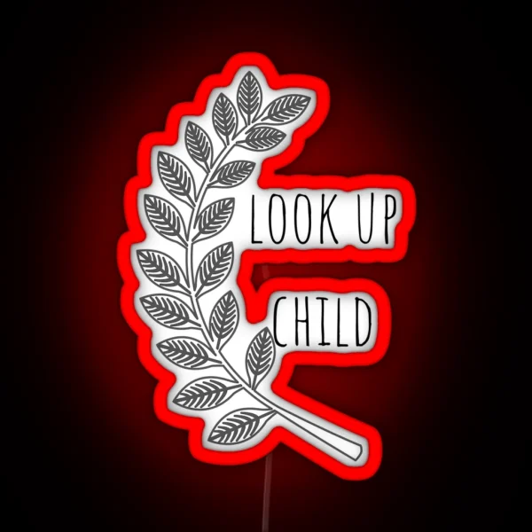 Look Up Child RGB Neon Sign
