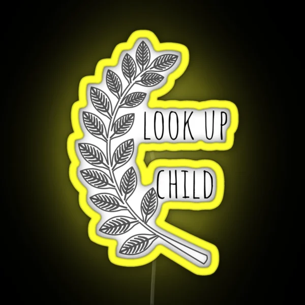 Look Up Child RGB Neon Sign