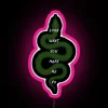 Reputation inspired 3D effect RGB LED neon signage display