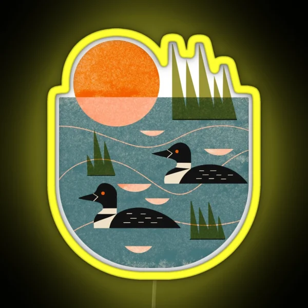 Loon Lake RGB Neon Sign