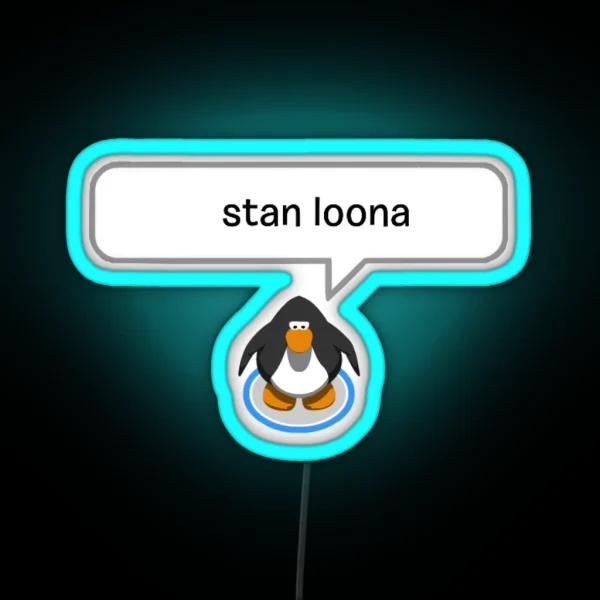 Loona Penguin RGB Neon Sign