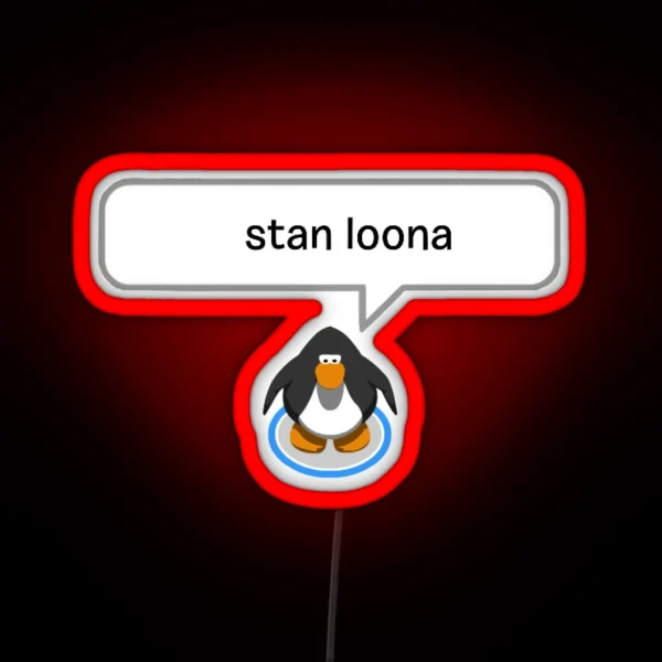 Loona Penguin RGB Neon Sign