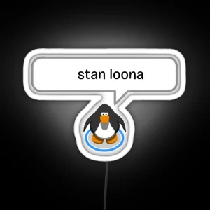 Loona Penguin RGB Neon Sign