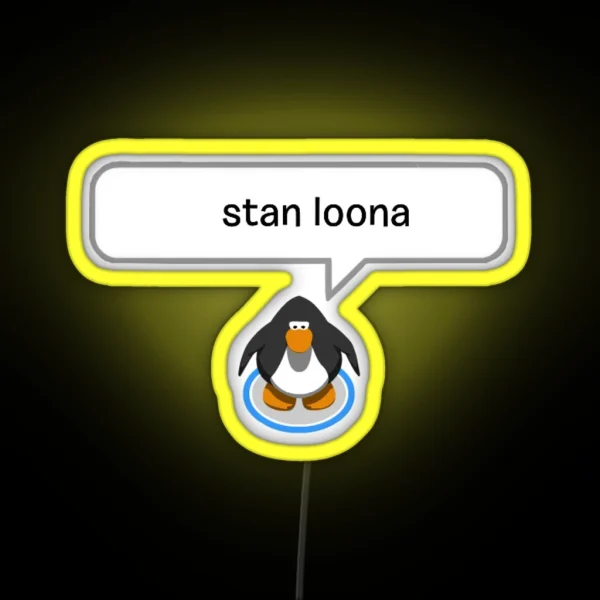 Loona Penguin RGB Neon Sign