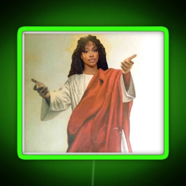 Lord And Savior SZA RGB Neon Sign