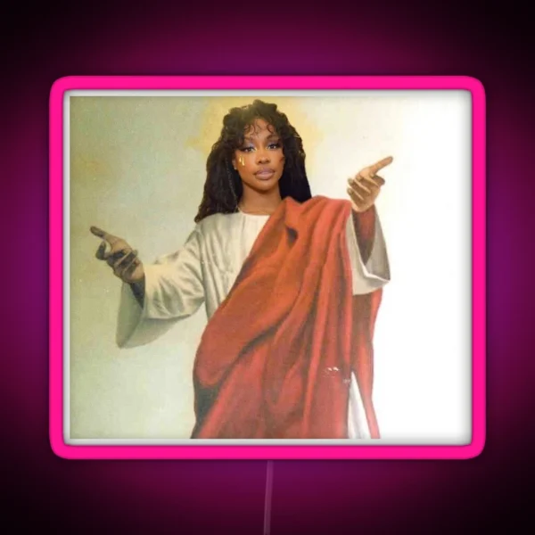 Lord And Savior SZA RGB Neon Sign