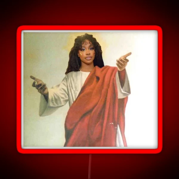 Lord And Savior SZA RGB Neon Sign