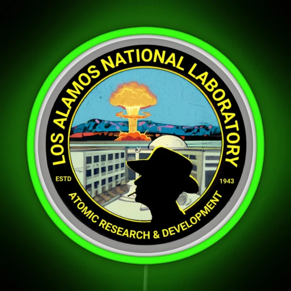 Los Alamos National Laboratory Est 1943 RGB Neon Sign