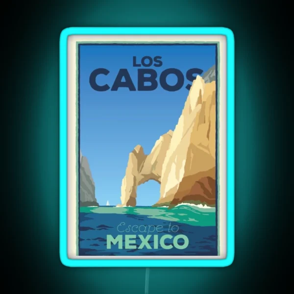 Los Cabos RGB Neon Sign