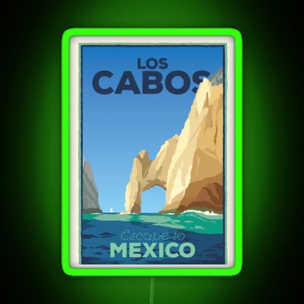 Los Cabos RGB Neon Sign