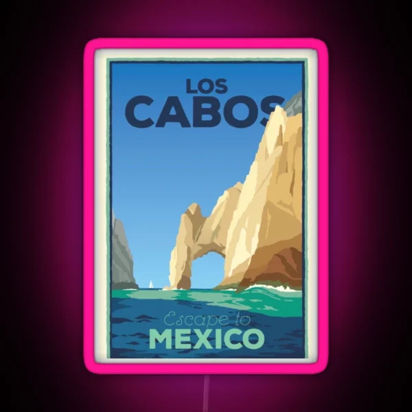 Los Cabos RGB Neon Sign