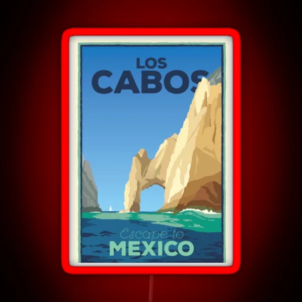 Los Cabos RGB Neon Sign