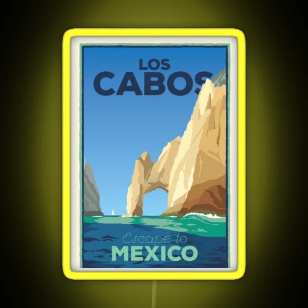 Los Cabos RGB Neon Sign